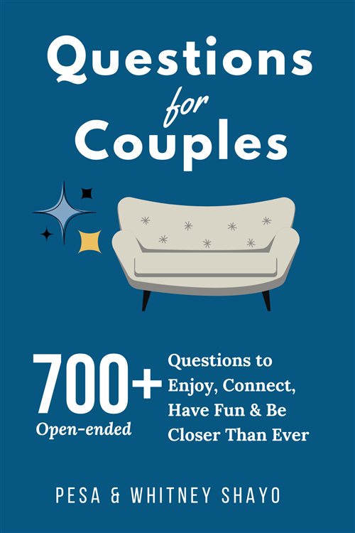 Questions for Couples book by Pesa Shayo and Whitney Shayo